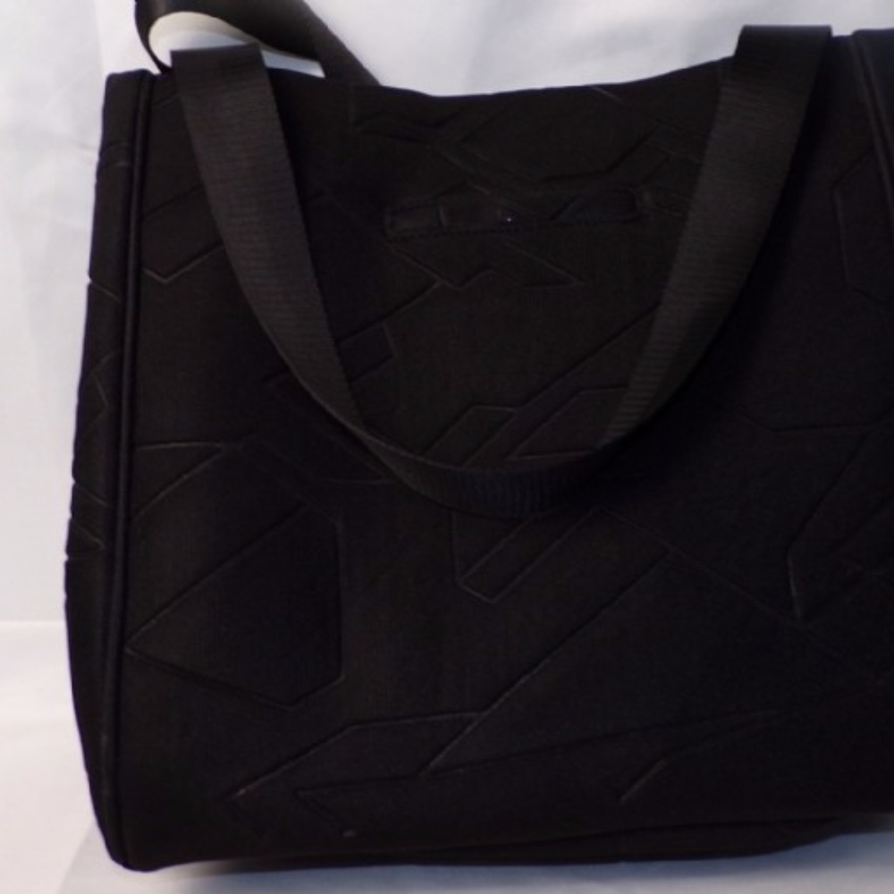 Go Dash Dot Isabelle Tote & Wristlet Black Fabric - image 6